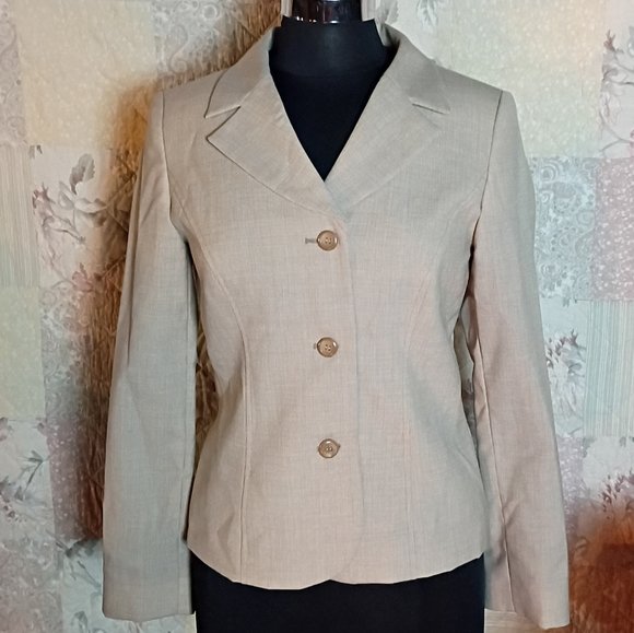 Vtg Pendleton Wool Western Blazer Jacket Portland OR USA Made Grey Tweed 🌲